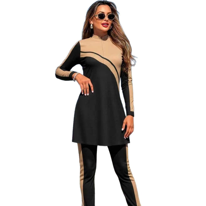 Damen Sport-Oberteil mit eleganter Leggings Drune