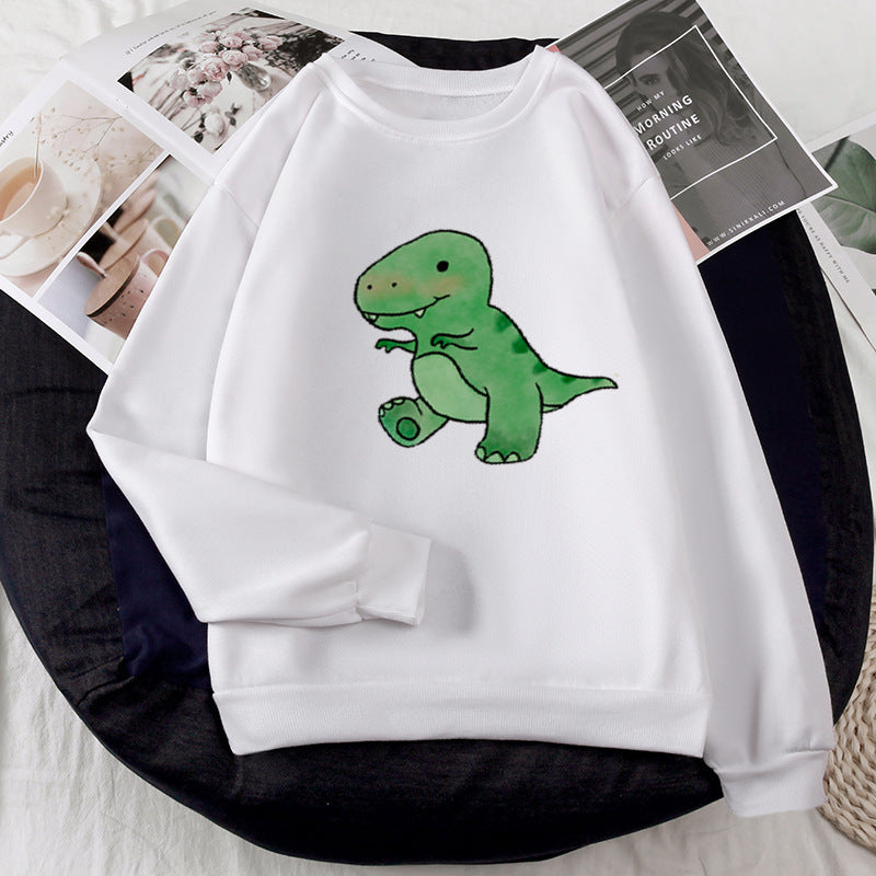 Damen Sweatshirt mit liebevollem Dinosaurier-Design Drune