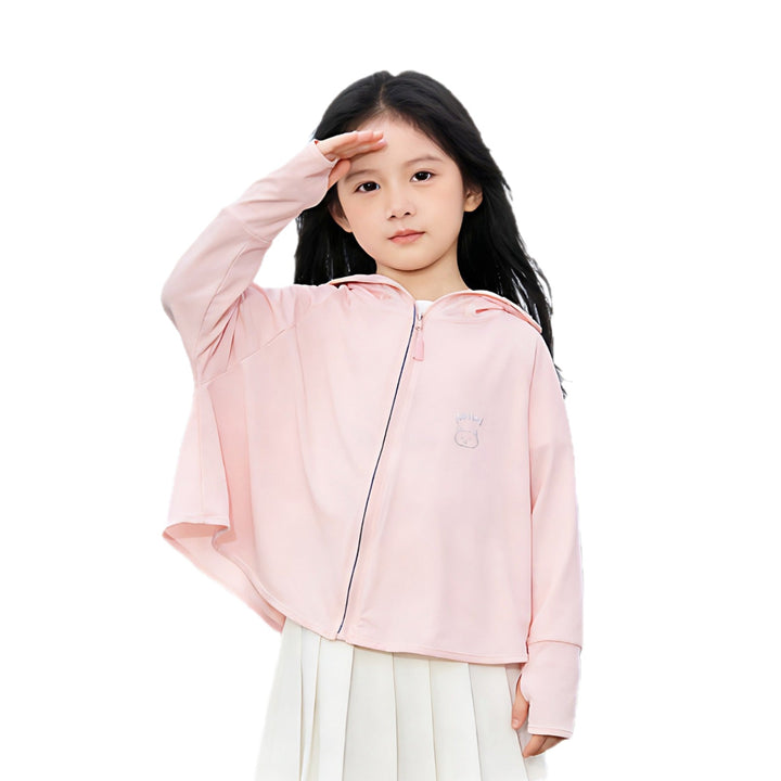 Kinder Sonnenjacke mit Kapuze und UV-Schutz Drune