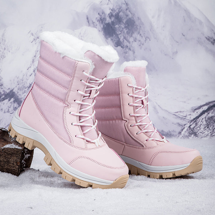 Damen Winterstiefel mit wärmendem Innenfutter und rutschfester Sohle Drune