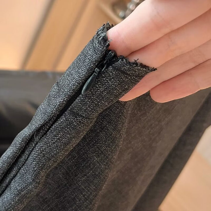 Damen Elegante und fließende Maxirock mit hochtailliertem Design Drune