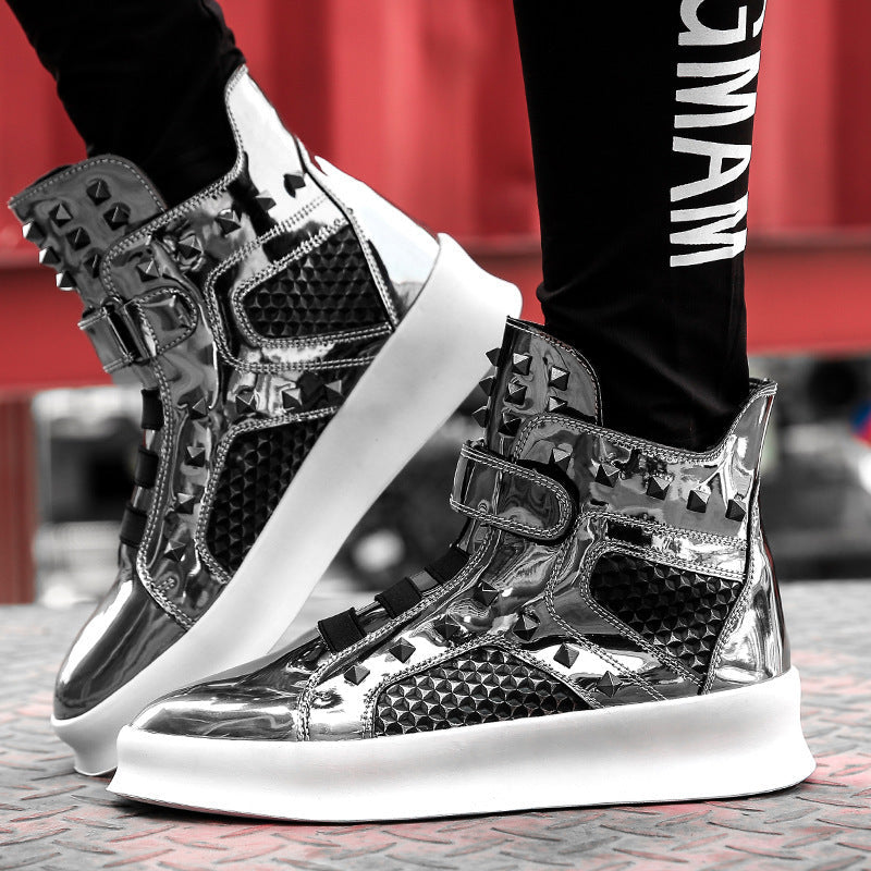 Damen High-Top Sneaker mit einzigartiger Netzstruktur und rutschfester Sohle Drune