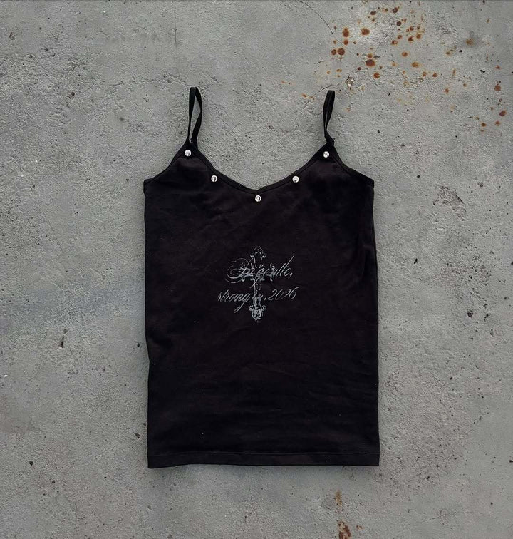 Damen Camisole mit Spitzenakzenten Drune