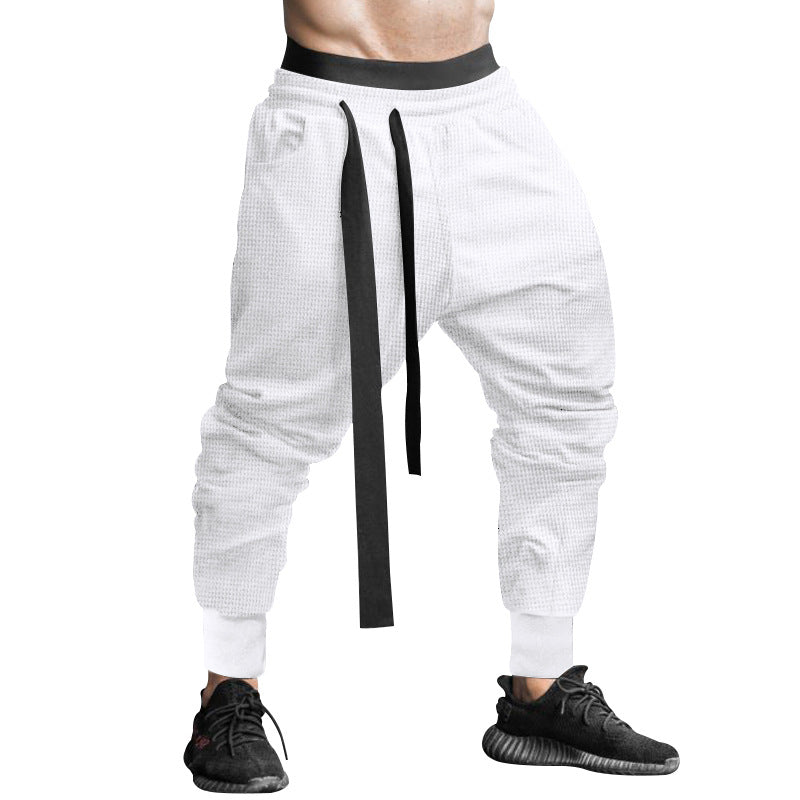 Herren Sportliche Relaxed Fit Jogginghose mit verstellbarem Bund Drune