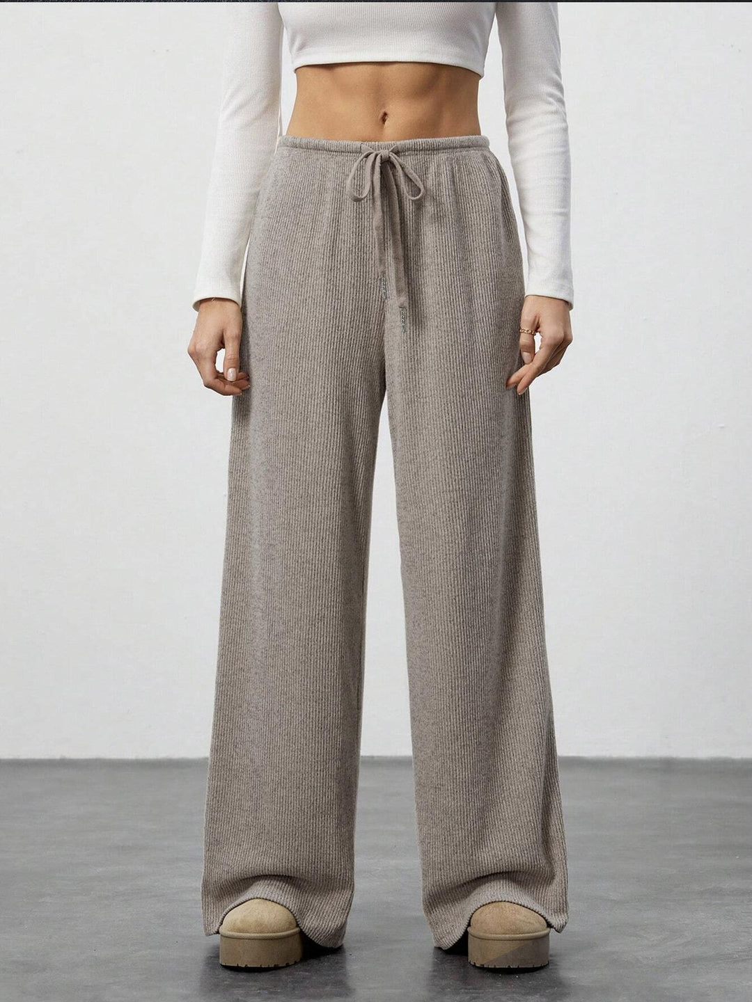 Damen weite Strickhose Drune