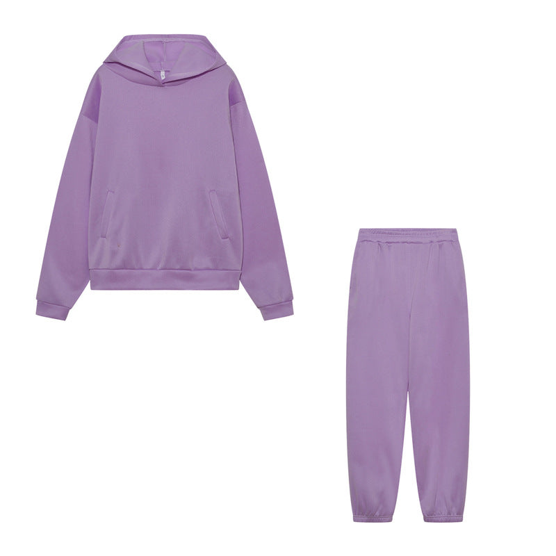 Damen Sportliches Hoodie und Jogginghose Set Drune