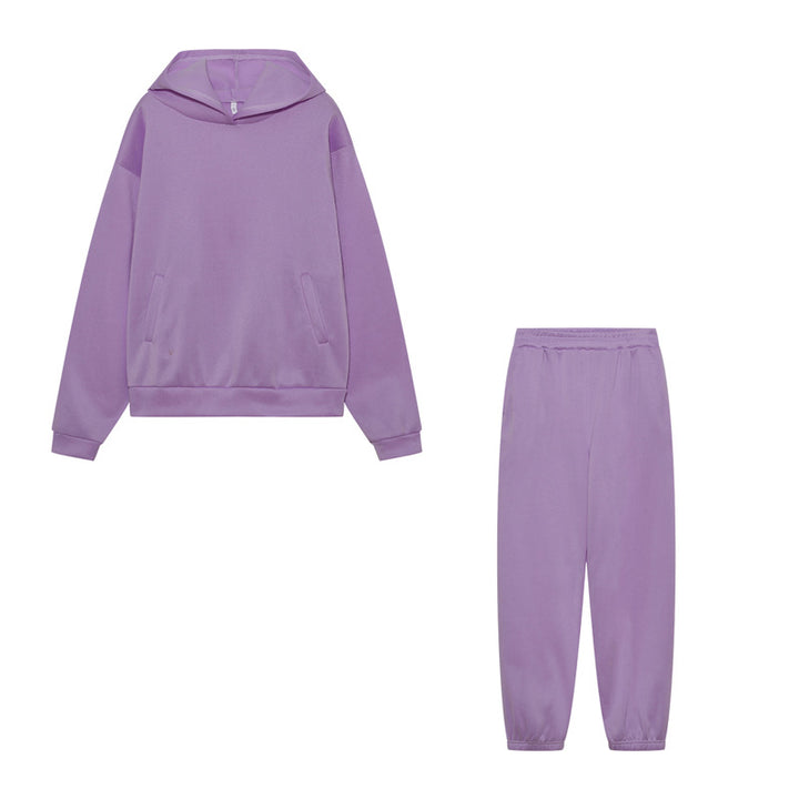 Damen Sportliches Hoodie und Jogginghose Set Drune