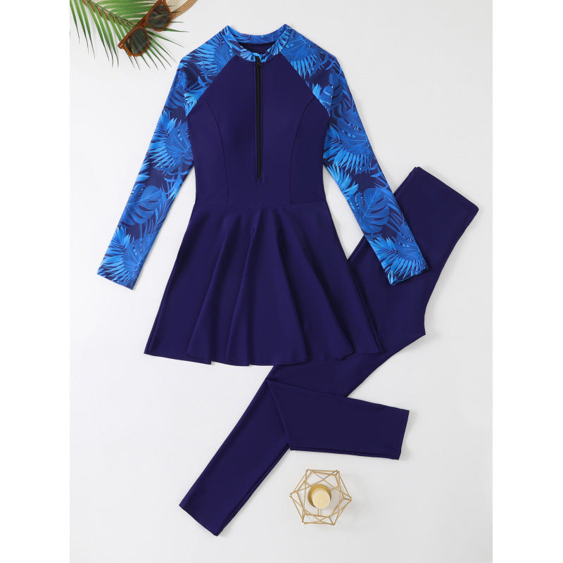 Damen Schwimmuniform mit langen Ärmeln Drune