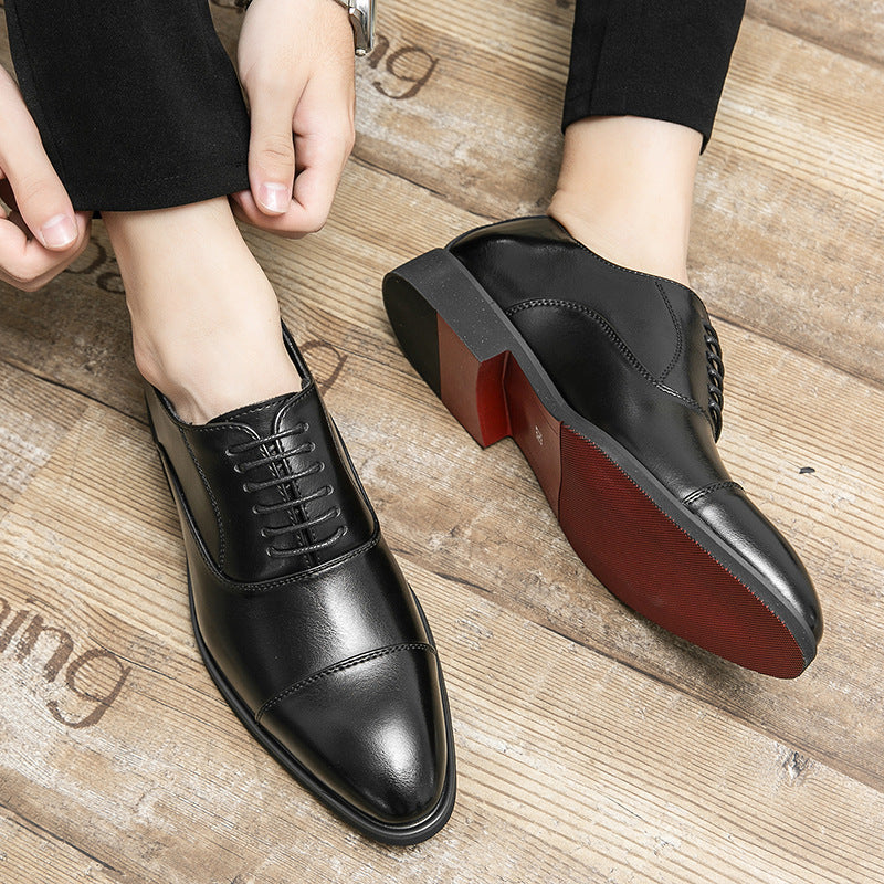 Damen elegante Schnürschuhe aus hochwertigem Leder Drune