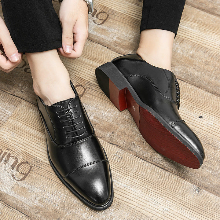 Damen elegante Schnürschuhe aus hochwertigem Leder Drune