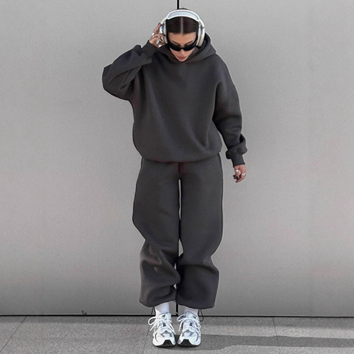 Damen gemütliches und stilvolles Sweat-Set Drune