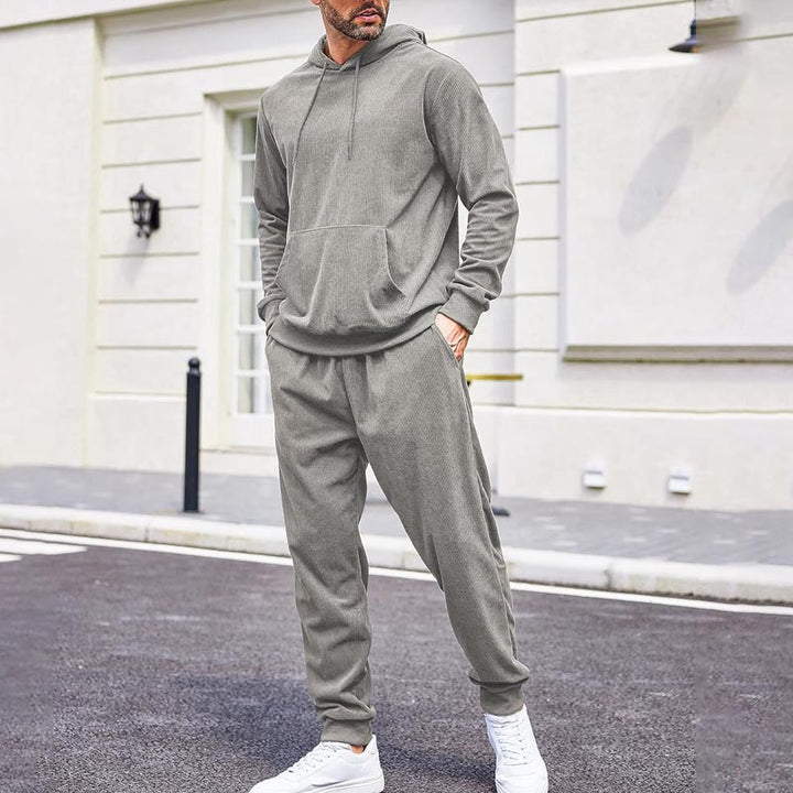 Herren Kapuzenpullover und Jogginghose Set Drune