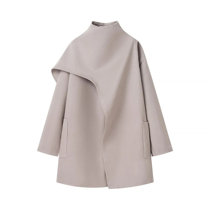 Damen Modische Übergangsjacke mit asymmetrischem Schnitt Drune