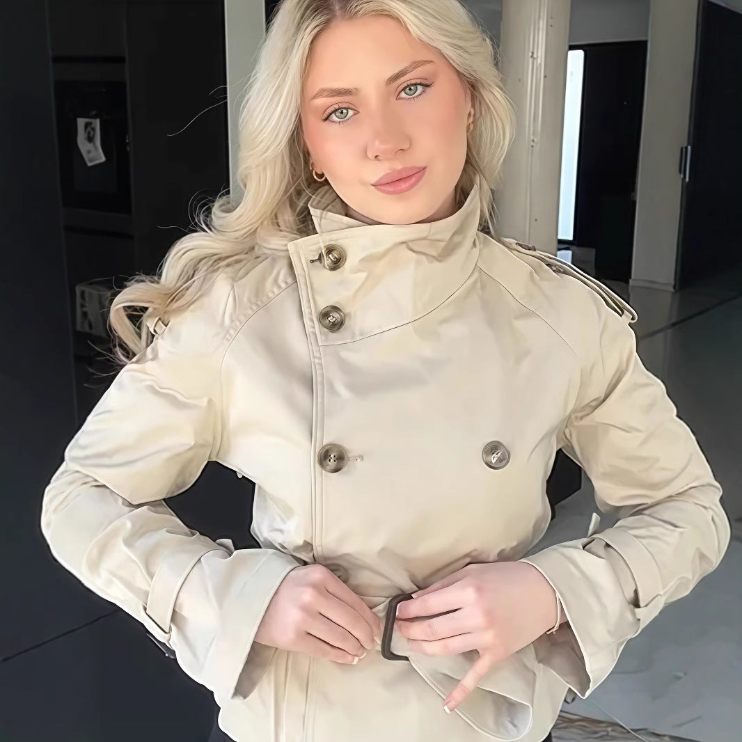 Damen Trenchcoat mit eleganten Details Drune