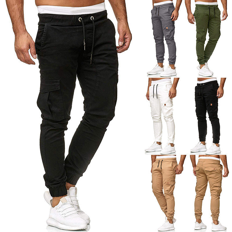 Herren Cargo-Jogginghose mit elastischem Bund und praktischen Taschen Drune