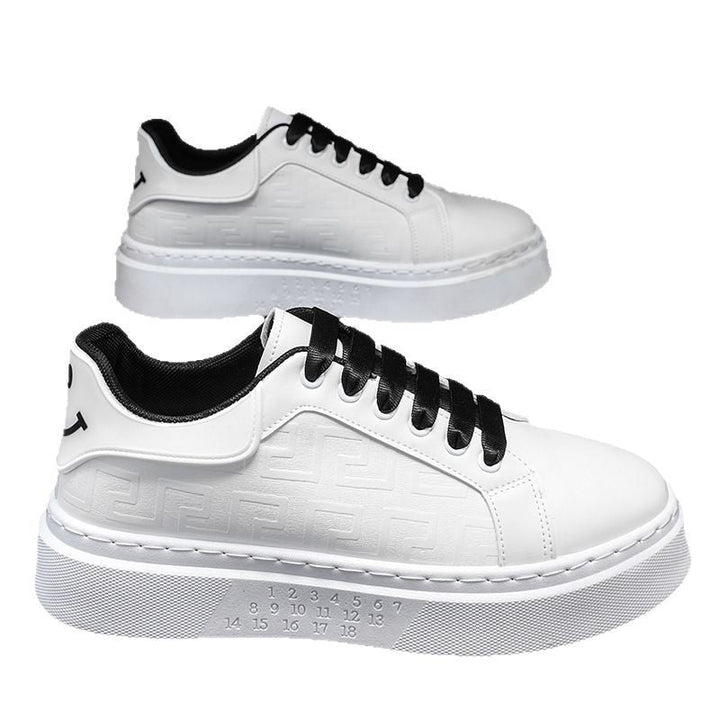 Damen Hochwertige Plateau-Sneaker mit strukturiertem Obermaterial Drune