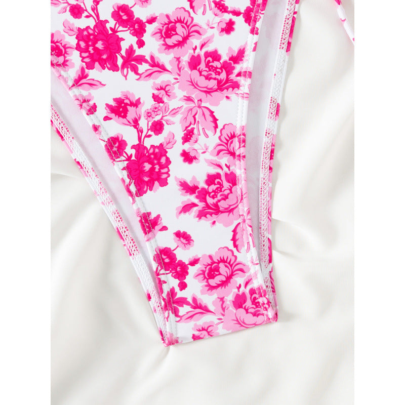 Damen Triangel-Bikini mit verspieltem Rüschen-Design Drune