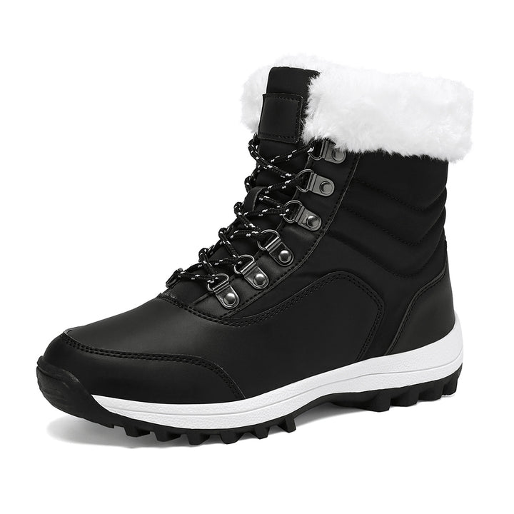Damen Wasserfeste Winterstiefel mit Kuschelfutter Drune