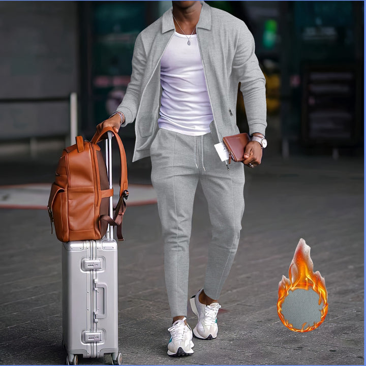 Herren modische Reisedaunenjacke mit funktionalen Taschen und elastischem Bund Drune