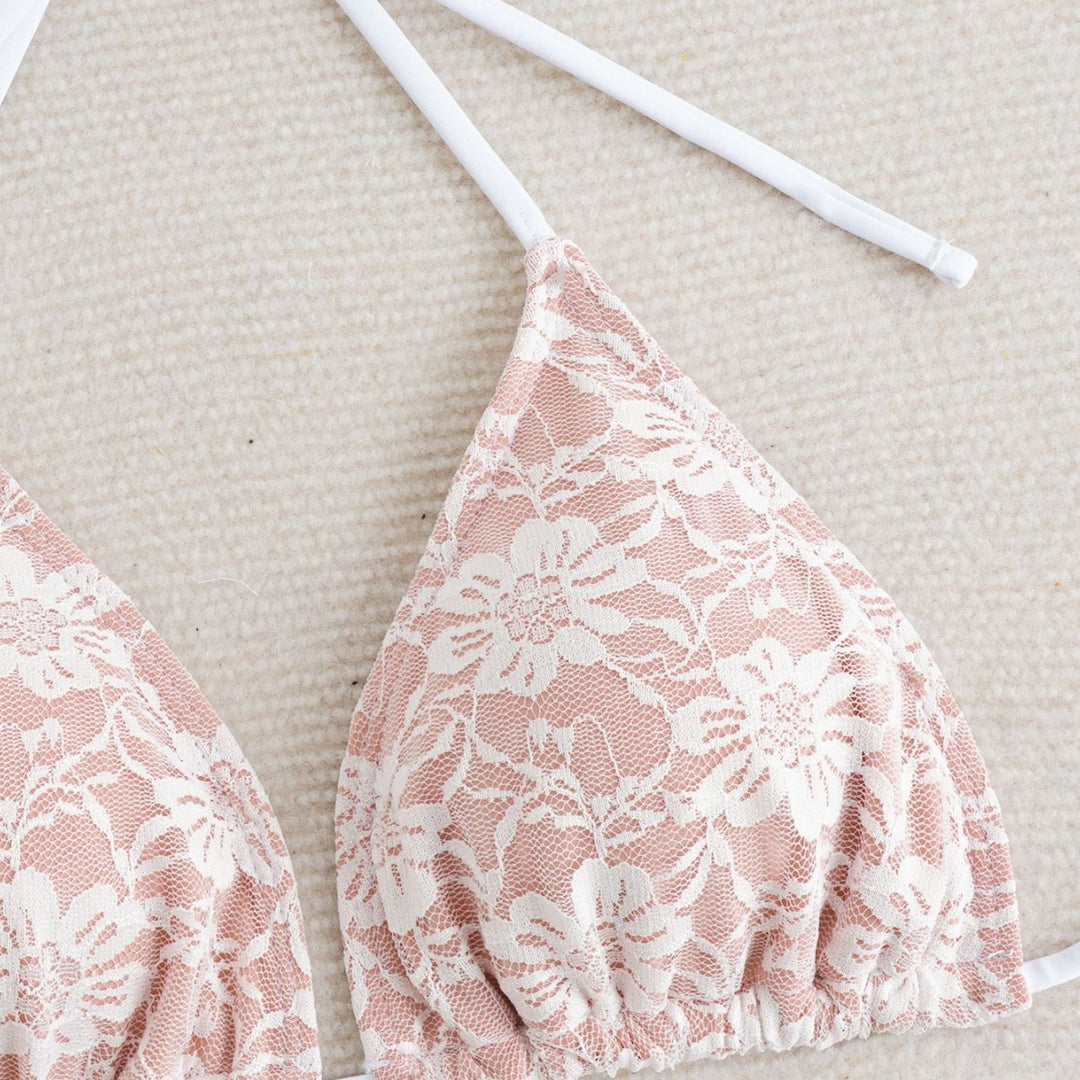 Damen Spitzen-Bikini-Set Drune