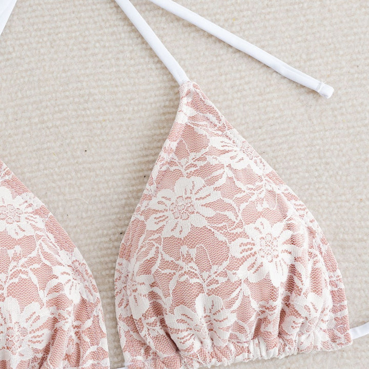 Damen Spitzen-Bikini-Set Drune