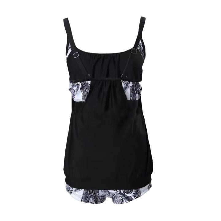 Drune | Damen Tankini Set mit Floralen Shorts und Angenehmen Trägern