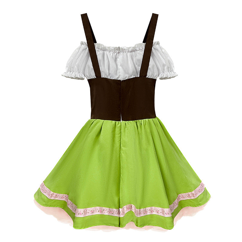 Herren nan traditionelles Kinderlederhosen-Set mit verstellbaren Hosenträgern und Trachtenhut Drune