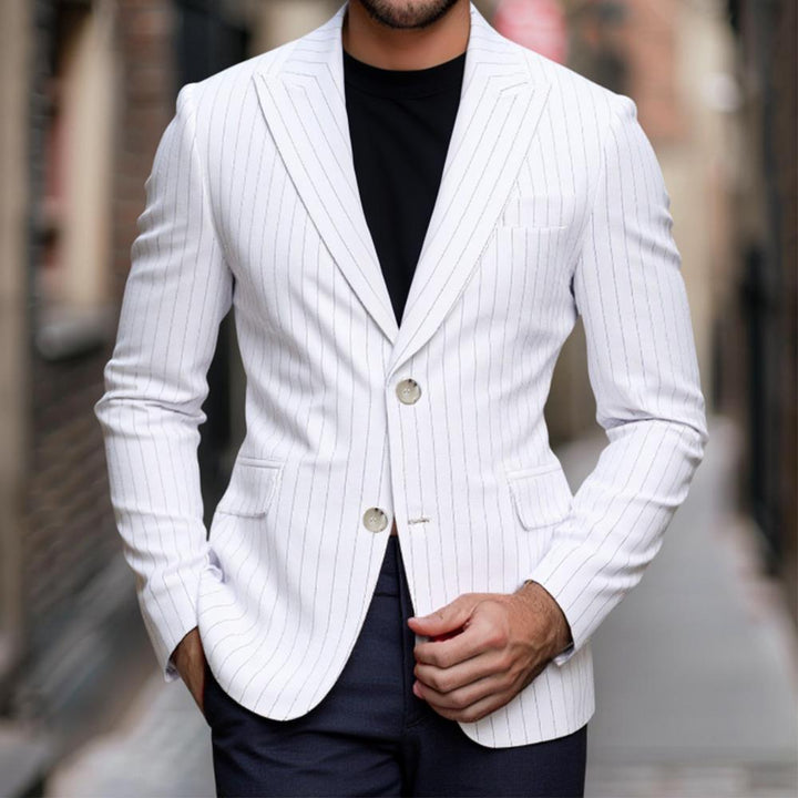 Herren eleganter, kariert Blazer mit schmalem Schnitt und hochwertiger Verarbeitung Drune