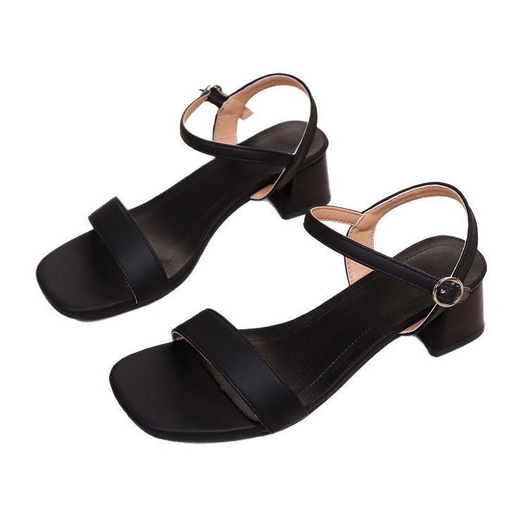 Damen elegante Slingbacks mit modischem Blockabsatz Drune