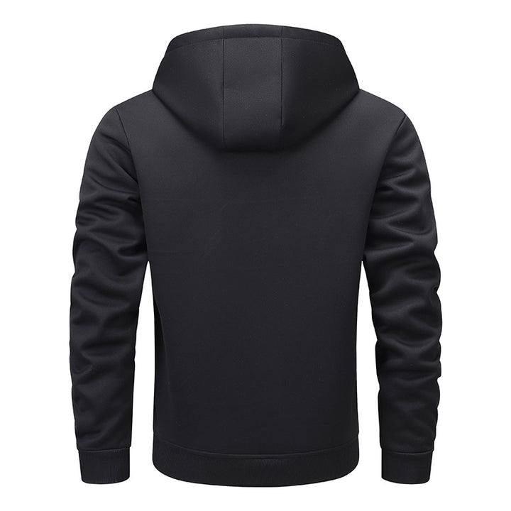 Herren gefütterte Kapuzenjacke im sportlichen Design mit praktischen Taschen Drune