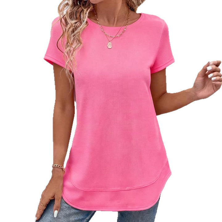 Damen lässiges Oberteil mit femininer Silhouette Drune