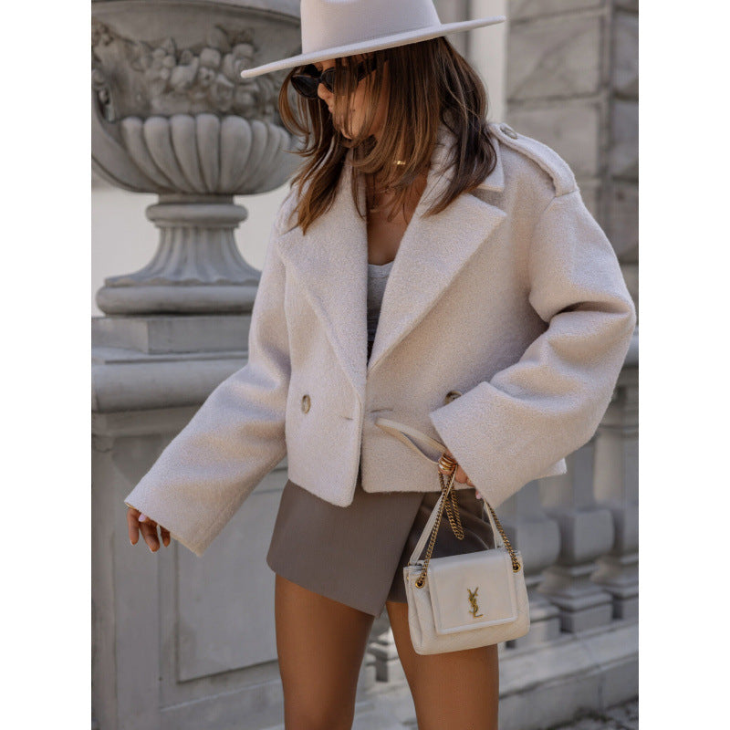Damen Oversized Wolljacke Drune