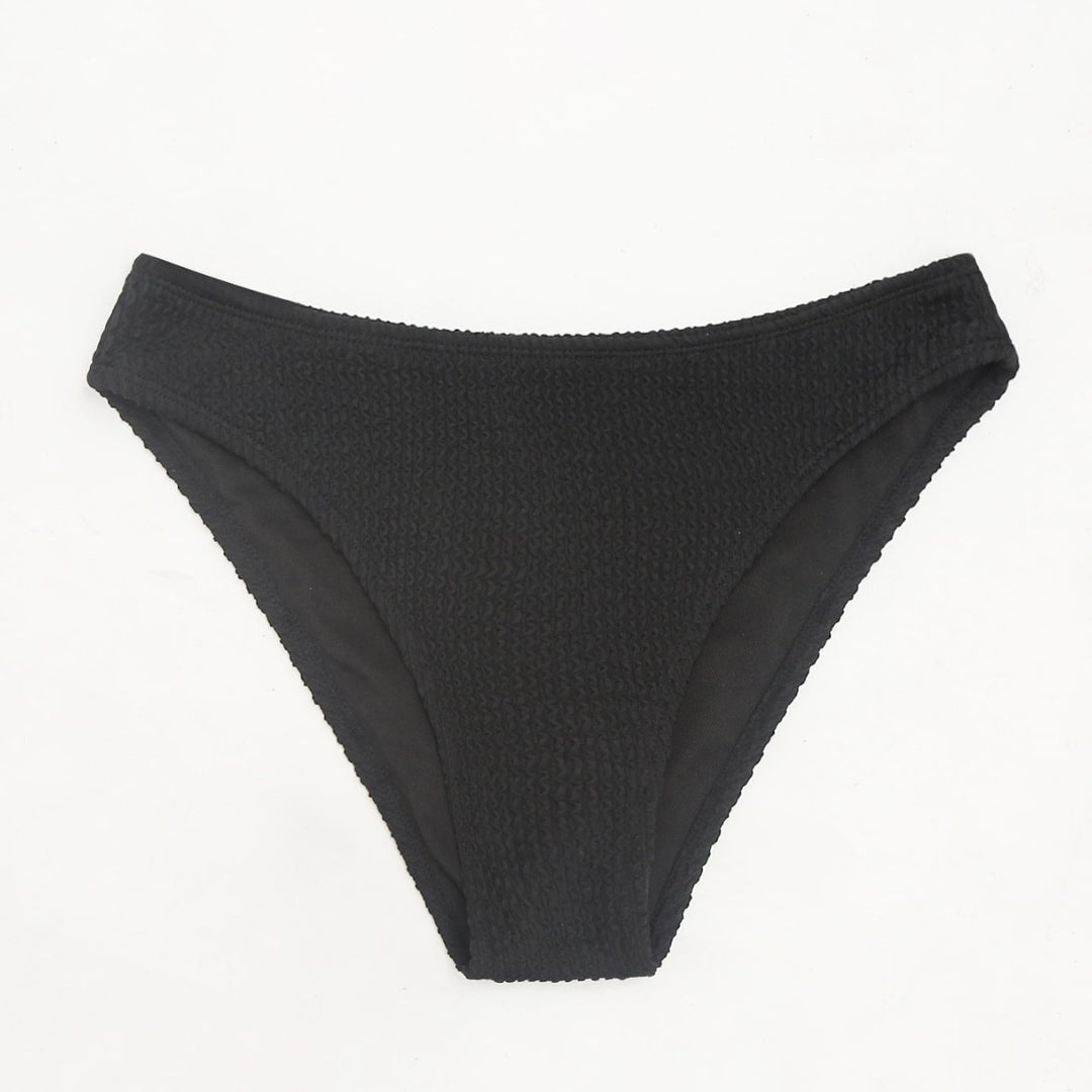 Damen Hochgeschnittene Bikini-Hose mit strukturiertem Design Drune
