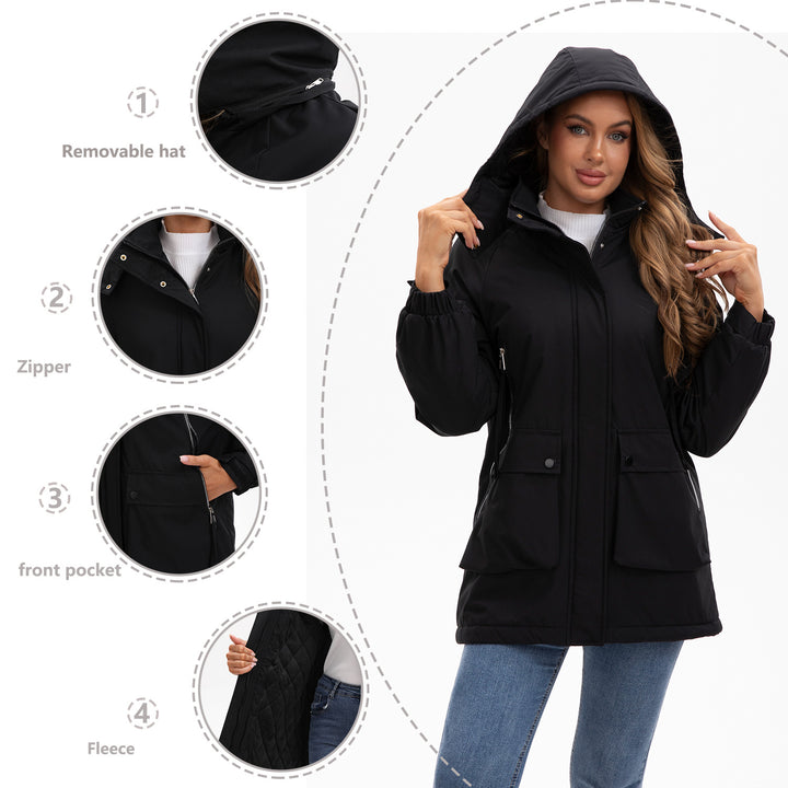 Damen wetterfeste Freizeitjacke Drune