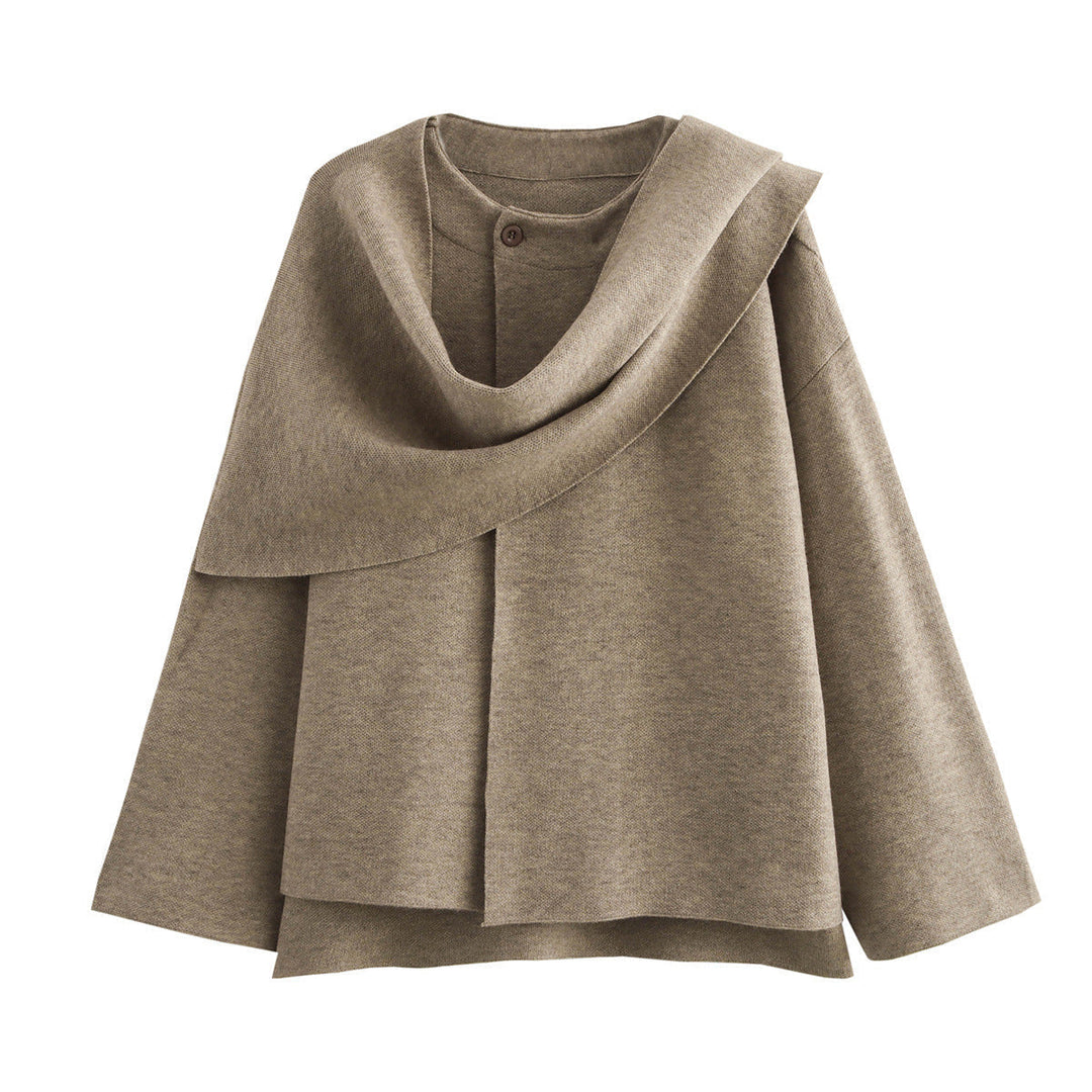 Drune | Jacke mit Schal Bequem und Warm Perfekt für Den Winter