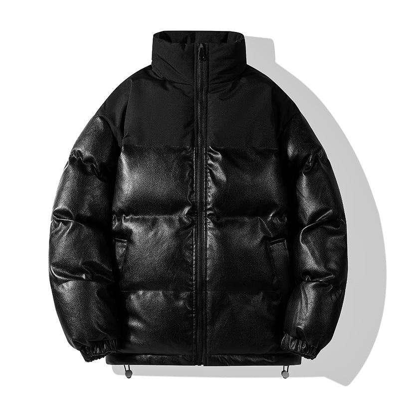 Damen isolierte Steppjacke mit hohem Kragen und elastischen Bündchen Drune