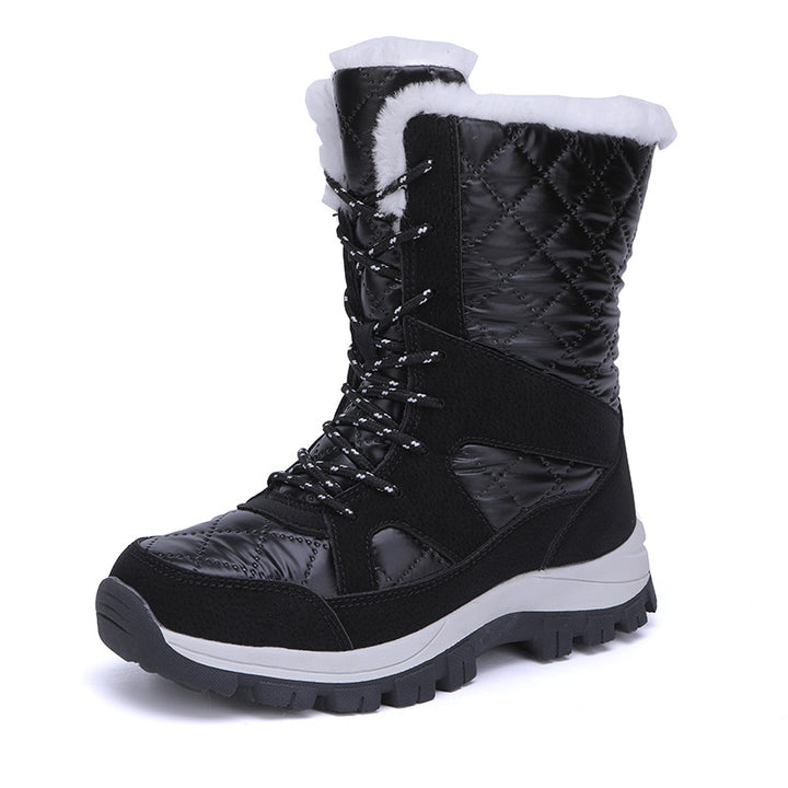 Damen Winterstiefel mit isolierender Fütterung und rutschfester Sohle Drune