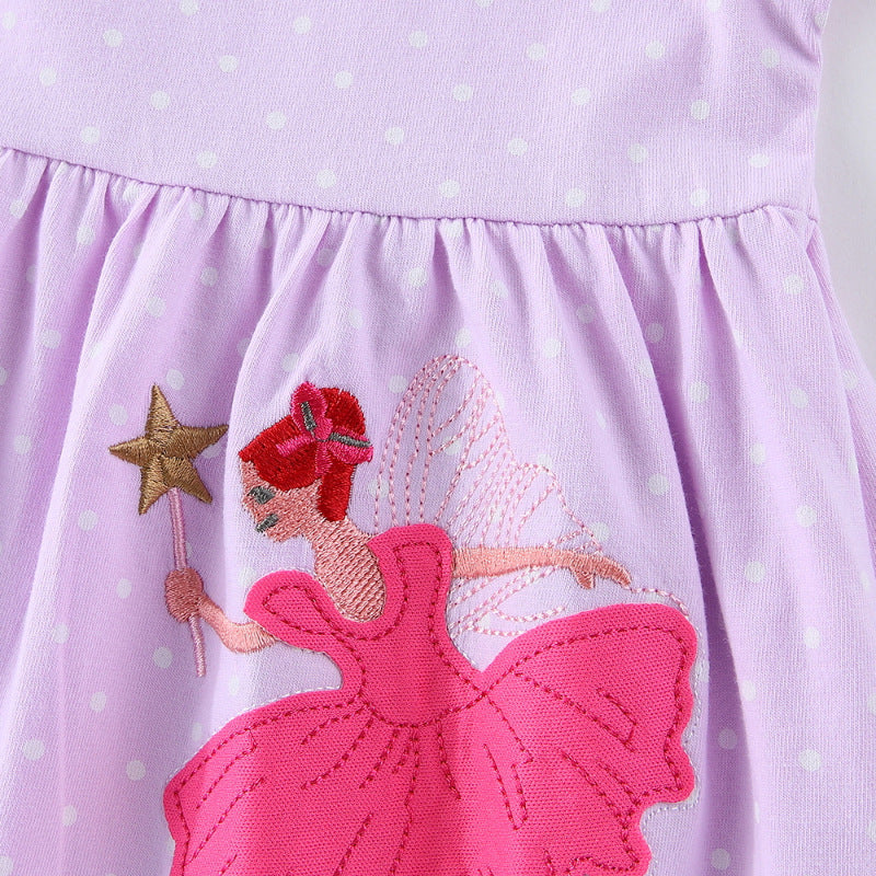 Mädchen Ballettkleid mit zauberhaftem Stickdesign Drune