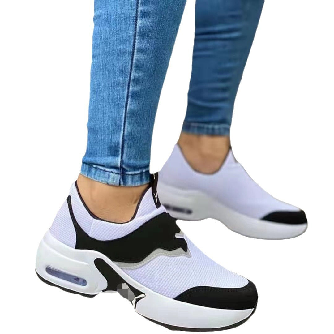 Damen Komfort-Sneaker mit atmungsaktivem Mesh-Obermaterial und gepolsterter Sohle Drune