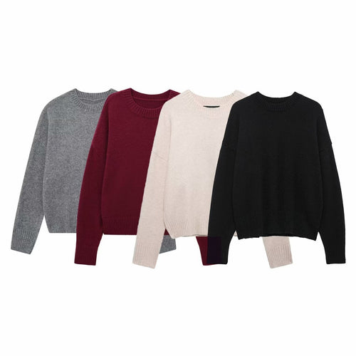 Damen  Strickpullover aus hochwertiger Merinowolle Drune