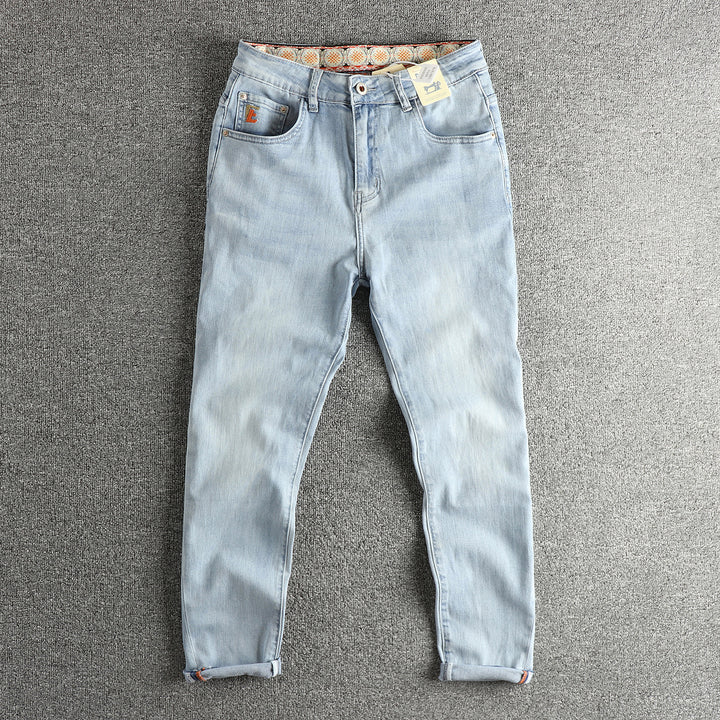 Damen Slim-Fit Jeans mit hohem Bund und Vintage-Effekt Drune