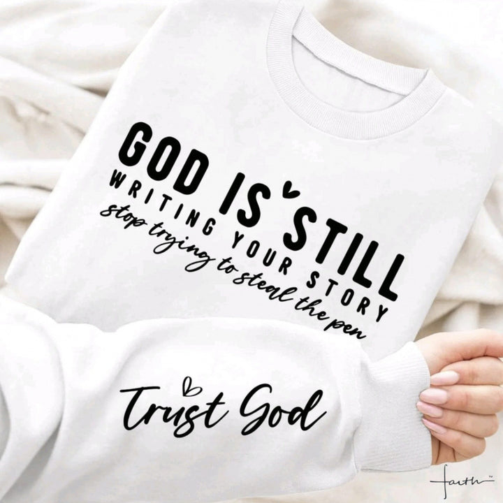 Damen Sweatshirt mit inspirierendem Schriftzug und weichem Material Drune
