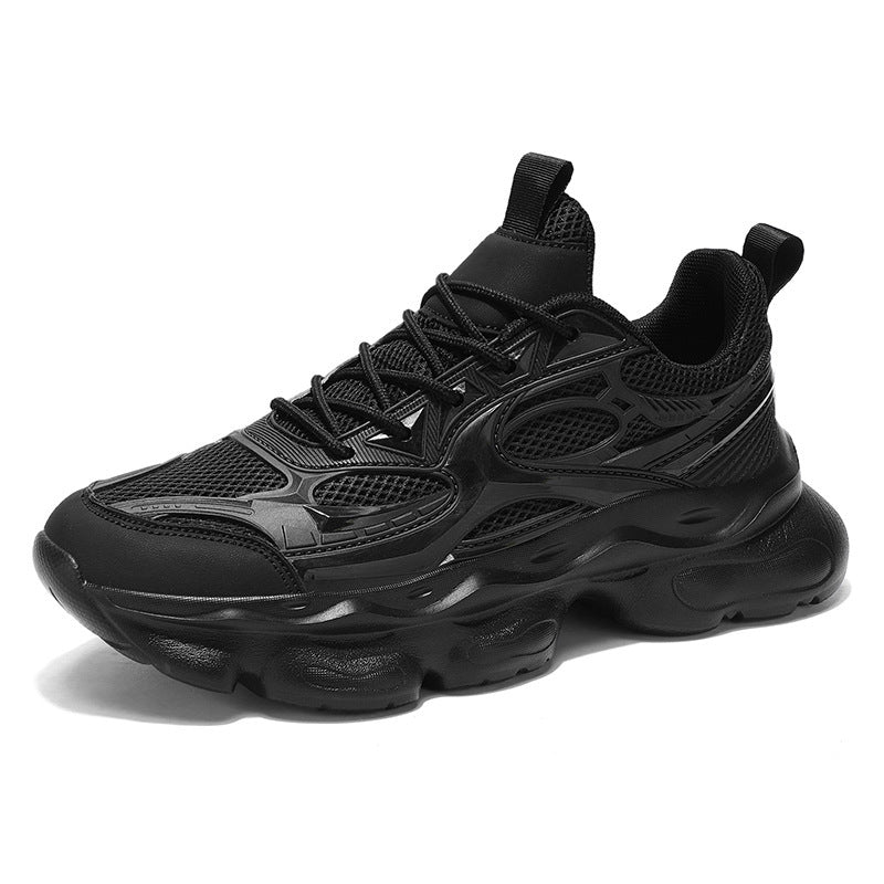 Herren nan voluminöser Sportschuh mit luftgepolsterter Sohle und atmungsaktivem Netzgewebe Drune
