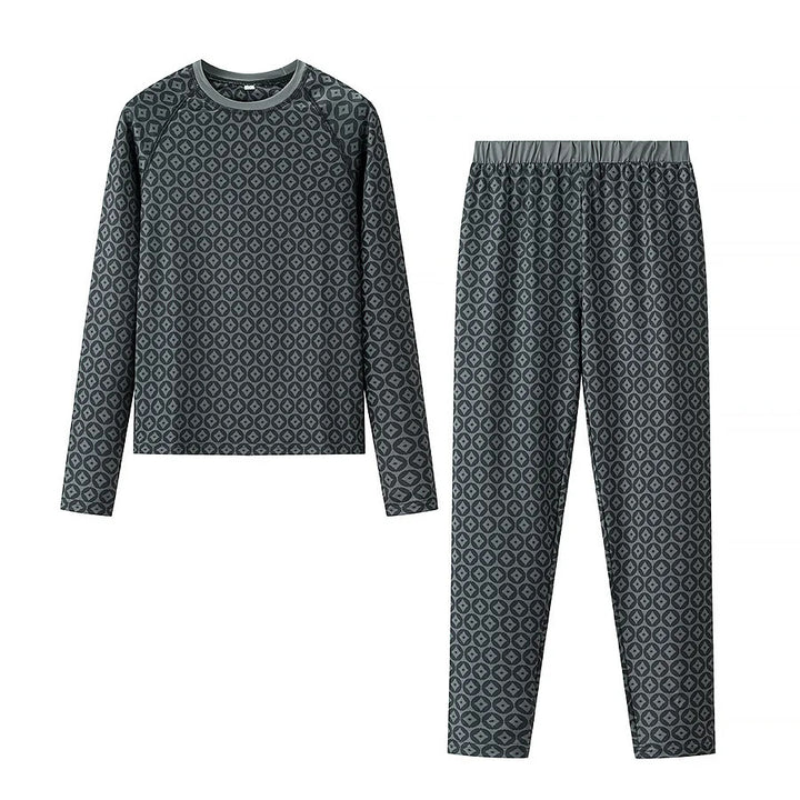 Damen Pyjama-Set aus weichem Jersey mit modernem Muster Drune