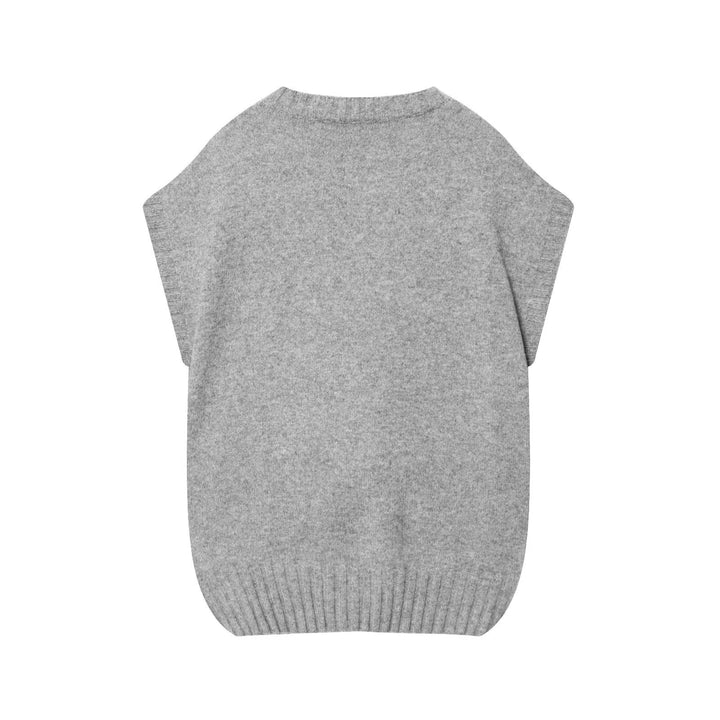 Damen lässiges Stricktop mit asymmetrischem Saum Drune
