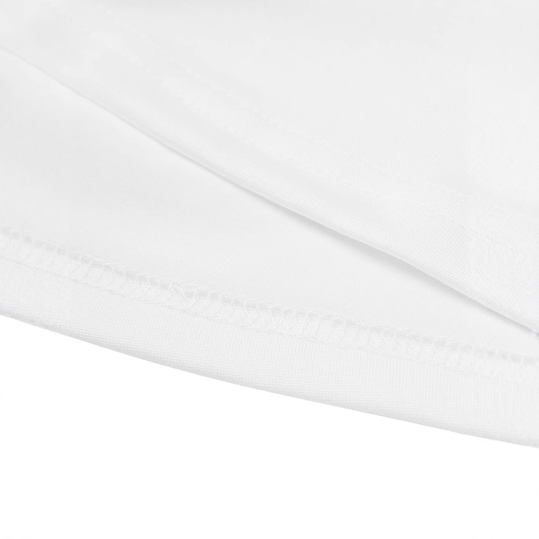 Damen Crop-T-Shirt mit kreativem Cocktail-Design Drune