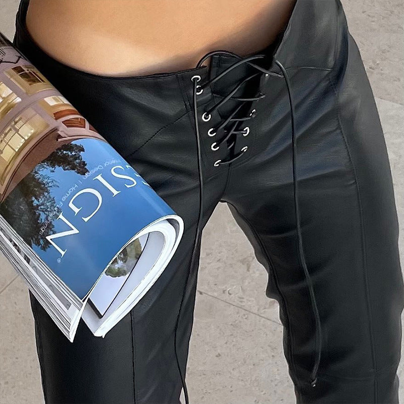 Damen Lederhose Drune