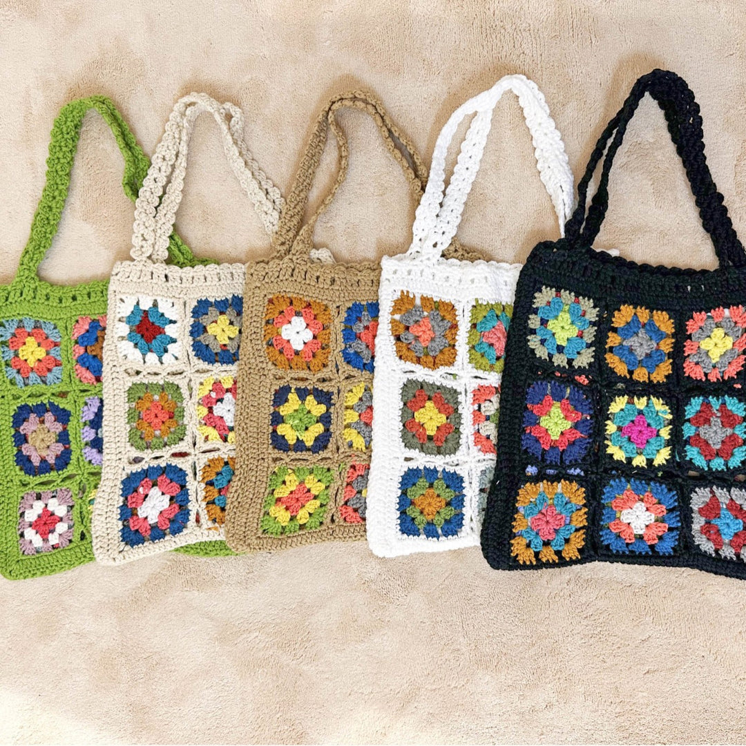 Damen Handgefertigte Häkel-Tasche Drune