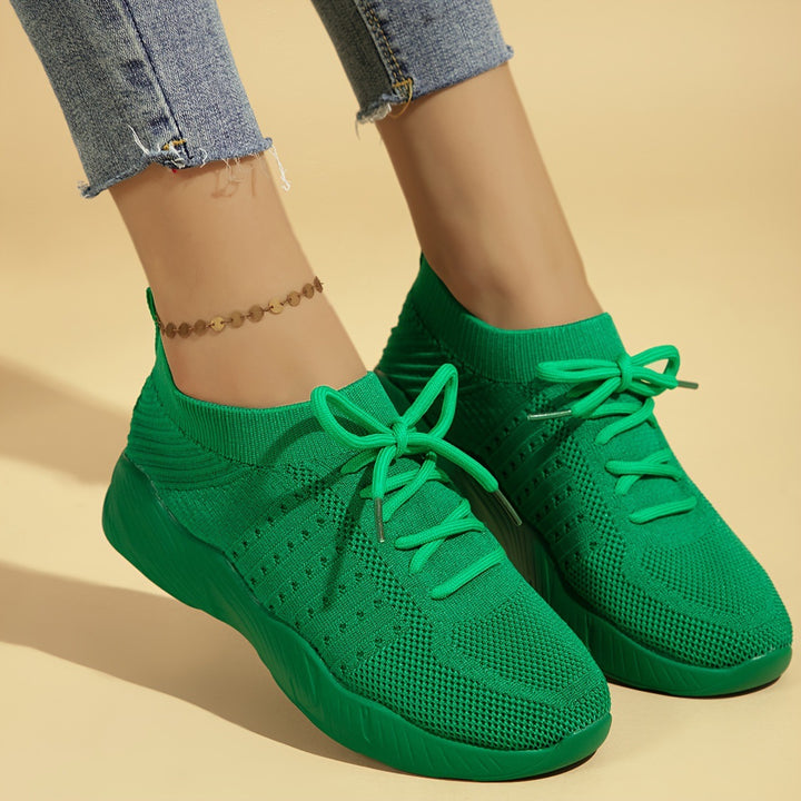 Damen Atmungsaktive Sport-Sneaker mit flexiblem Obermaterial und rutschfester Sohle Drune