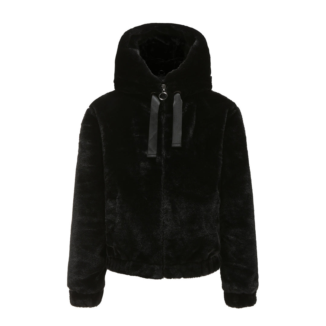 Damen Kuscheljacke mit hochabschließendem Kragen Drune